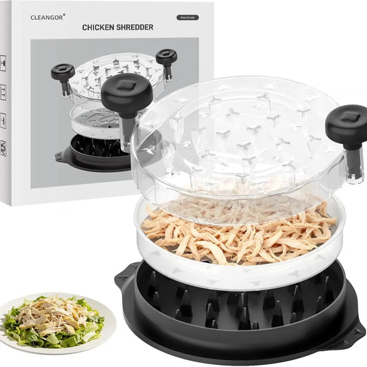 10" Manual Meat Shredder – Chicken Shredder Tool with Ergonomic Handle & Non-Slip Base
