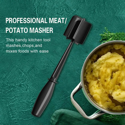 5-Blade Meat Chopper – Easy Ground Meat Masher for Burgers, Beef & More
