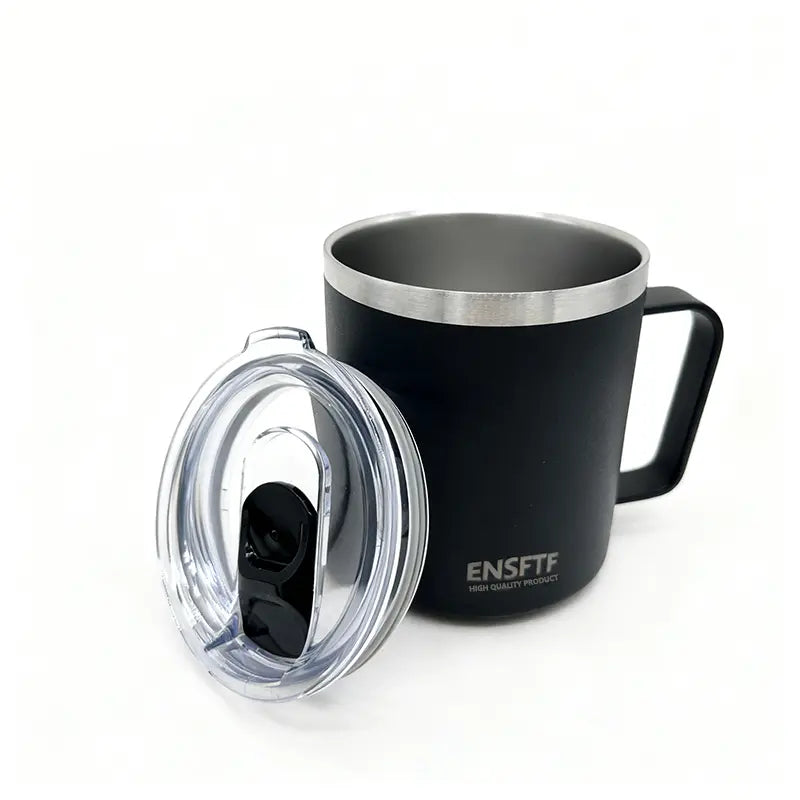 13 oz Insulated Stainless Steel Water Bottle – Leak-Proof, with Handle & Lid, for Hot & Cold Drinks