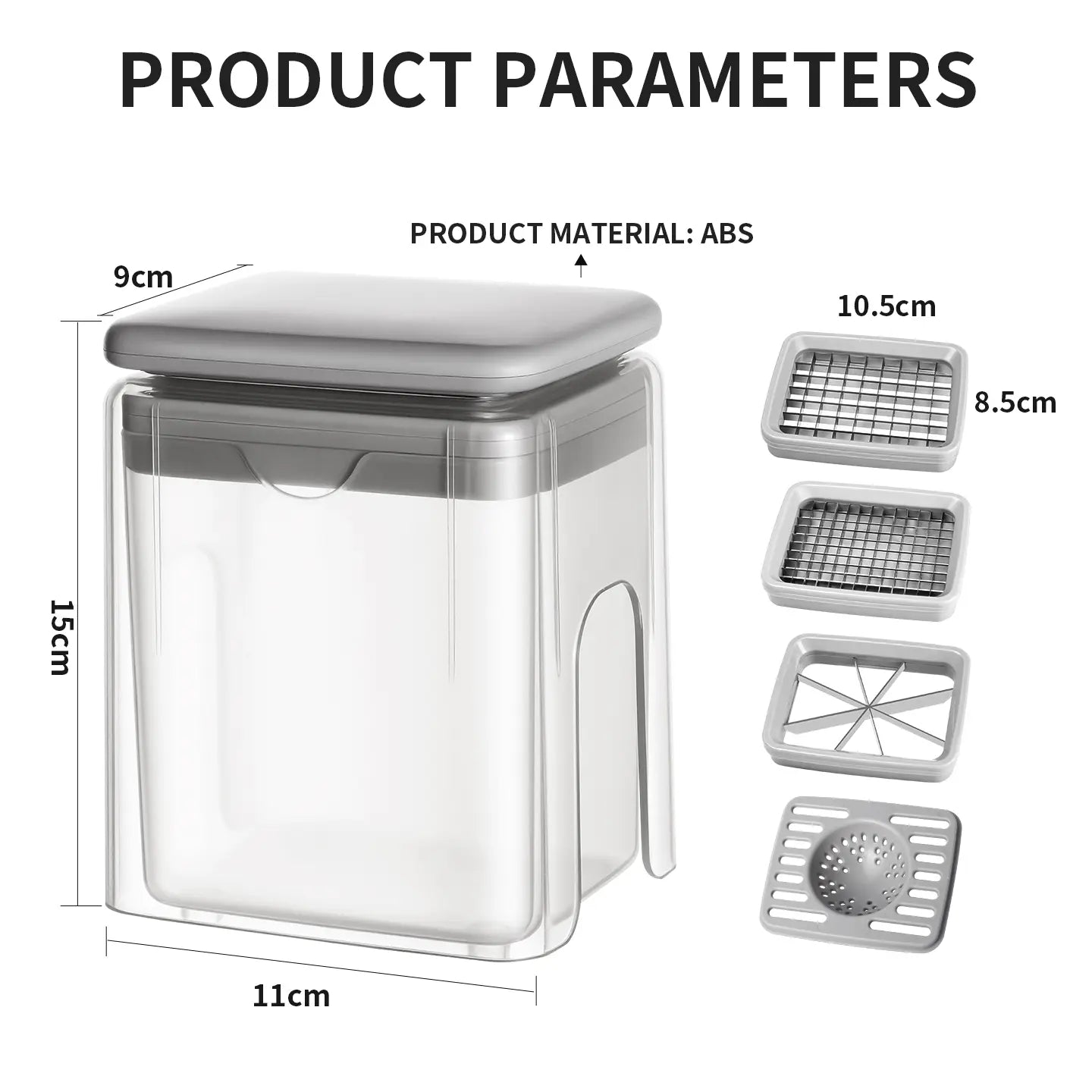 4-in-1 Vegetable Chopper & Slicer – Multi-Functional Kitchen Tool for Fast & Easy Food Prep